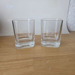 Crown Royal 2000 Millennium Whiskey Glasses Set Of 2